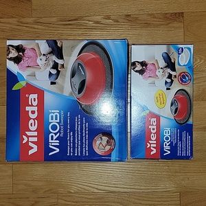 Vileda ViRobi robot sweeper (with extra 20 refill pack)